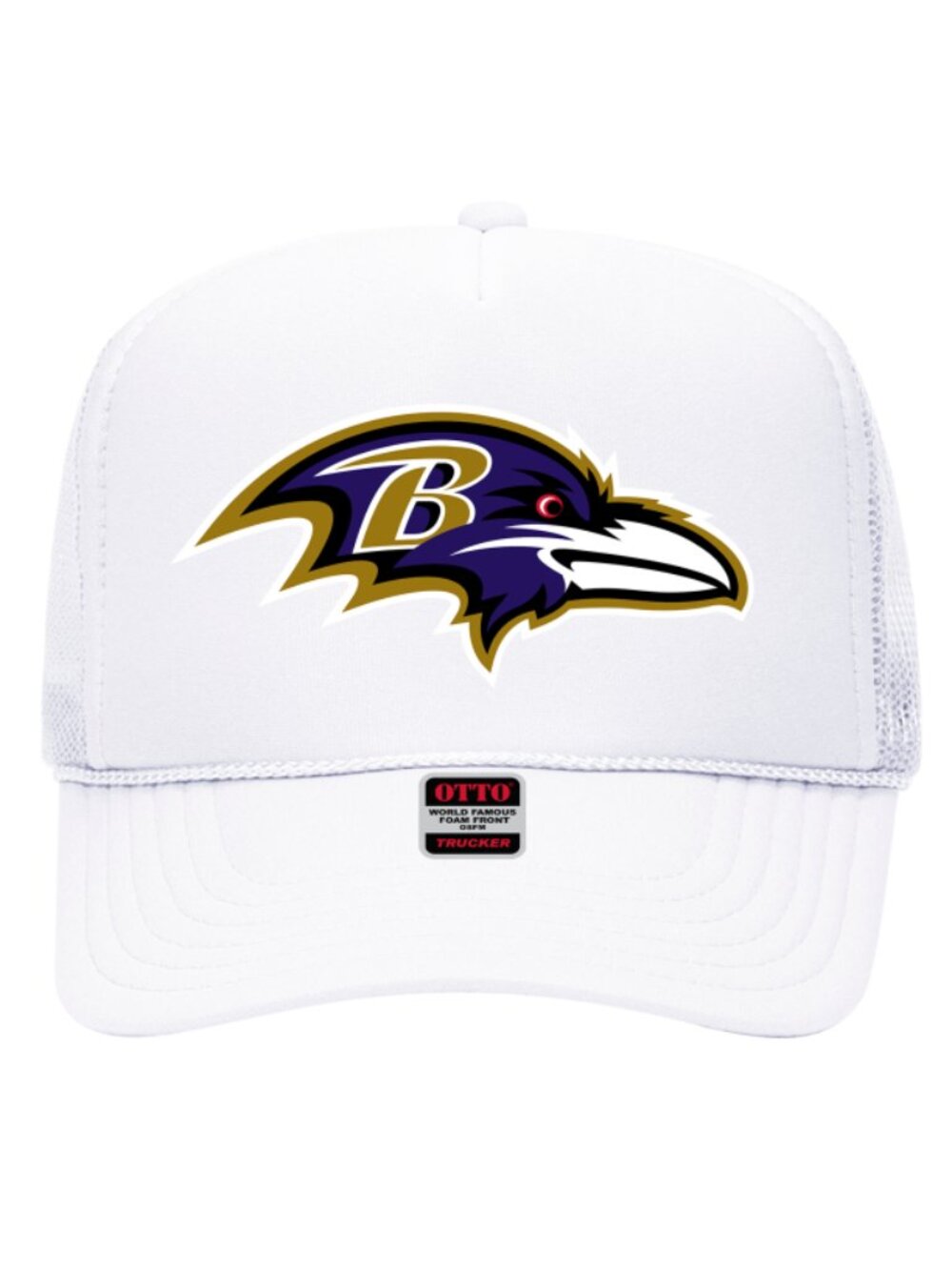 Baltimore Ravens Hat - White - NEW